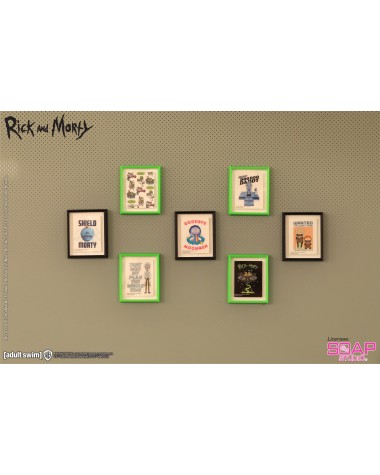 美術館系列瑞克和莫蒂磁貼畫Vol.1 (單隻盲盒)